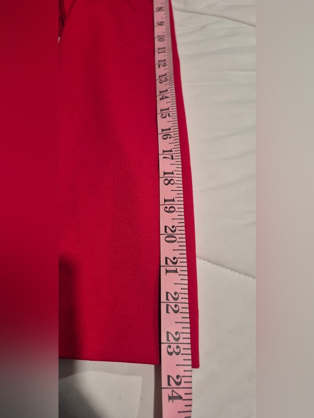 Worthington Bright Red Asymmetrical Zip Bomber Jacket - Picture 5 of 7